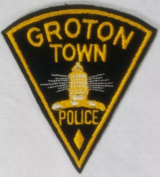 Town Of Groton Connecticut Police Department Patch