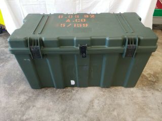 Hardigg Tl500i Hard Plastic Case Lockable Waterproof Military Green Box