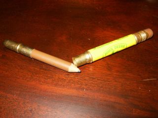 Vintage John Deere Advertising Bullet Pencil Wapakoneta Moulton Ohio 4 Legs