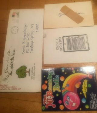 Bill Chambers Mail Art Georgia,  2 Postcards,  1 Envelope