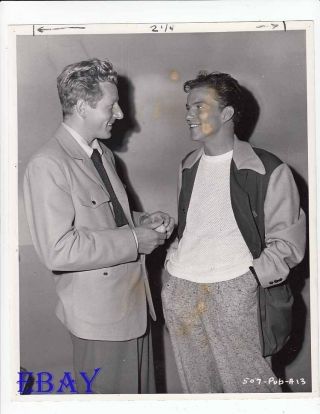 Danny Kaye Visits Frank Sinatra Vintage Photo The House I Lived In Candid On Set