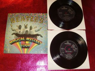 The Beatles - Magical Mystery Tour - 2x7  Ex,  /ex,  /mmt - 1/1967 Uk