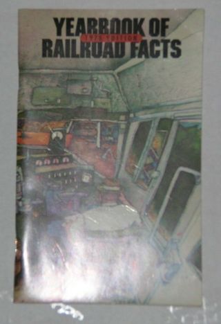 Vintage 1978 Yearbook Of Railroad Facts: Assoc Of American Railroads - Amtrak