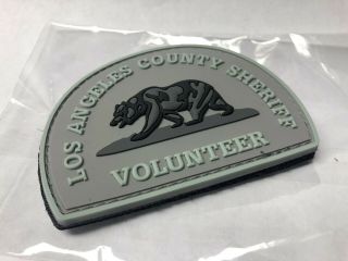 Los Angeles County Sheriffs Department Volunteer Pvc Morale Patch.