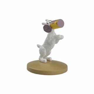 Snowy With Crab Tin Can Polyresin Figurine Official Tintin Product
