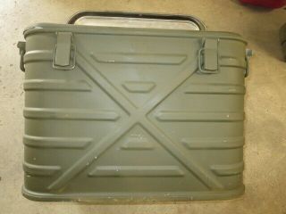 Vintage Us Military Food Cooler Storage Lasko 1961insulated Container Olive Drab