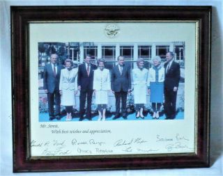 U.  S.  President Ronald Reagan George Bush Gerald Ford Richard Nixon Autographs