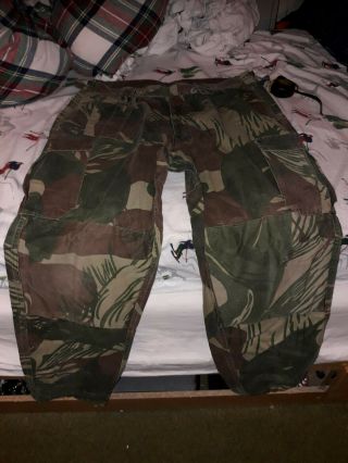 Camo Uniform Rhodesian Camo Pants Xl.