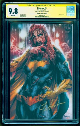 Dceased 3 Cgc 9.  8 Ss Virgin Signed By Jay Anacleto Unknown Edition C Zombie