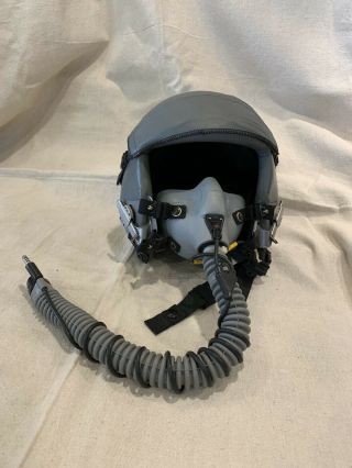Hgu - 55/p Flight Helmet (lg) W/oxygen Mask,  Dark &clear Face Shields.  Ships