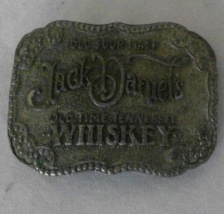 Vintage Jack Daniels Whiskey Belt Buckle Serial No.  4601