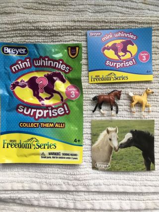 Breyer Mini Whinnies Surprise Series 3.  Freedom Series.  Foals.
