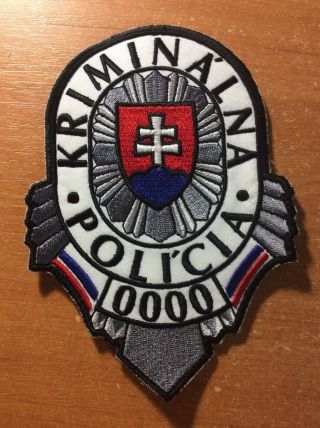 Slovakia Patch Police - Swat Anti Criminal Team -