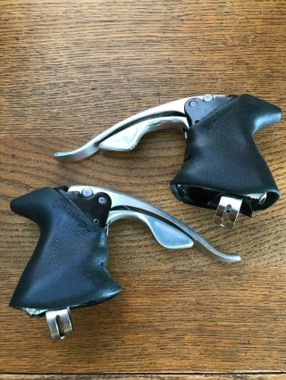 Campagnolo C - Record Era Ergopower 8 - Speed Shifters Brake Levers Vintage