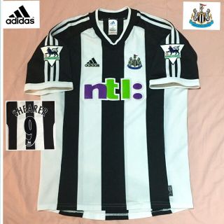 Newcastle United Football Shirt (m) Shearer Vintage 2001 Adidas Jersey