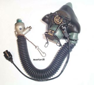 P - Type (large) Oxygen Mask For Raf Mk.  3b / 3c Flying / Flight Helmets (260)