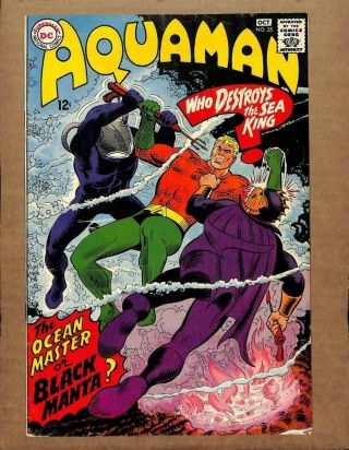 Aquaman 35 - Higher Grade - Dc 1966 - Black Manta App