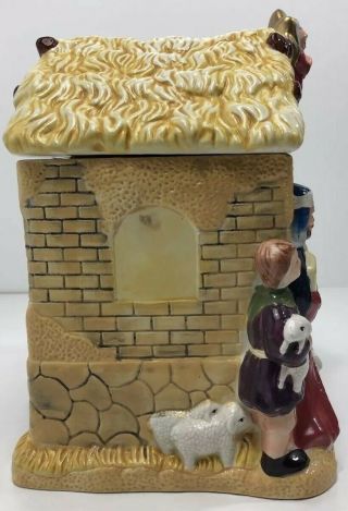 Christmas Nativity Scene Cookie Jar Jay Imports Jesus Mary Home Decoration 2