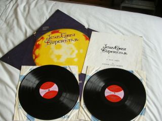 Jesus Christ Superstar Fold - Out Star Cover,  Vinyl (deep Purple Gillan)