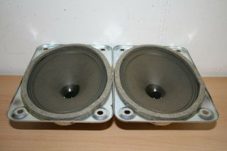 Vintage Matched Pair 10 " X 7 " Telefunken Fullrange Speakers