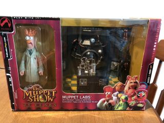 The Muppet Show Muppet Labs With Beaker Palasides Toys 25 Years 2002