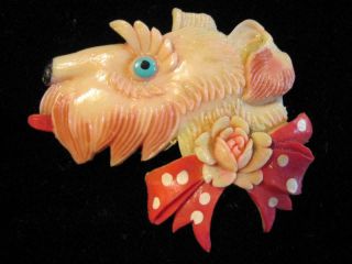 Airedale Terrier Brooch Pin In 1940 