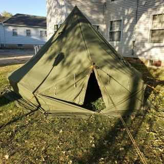Arctic Hexagon Tent W/liner 5 - Man M - 1950 Gi 13 