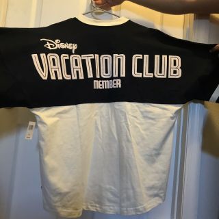 Dvc Member Spirit Jersey Sweatshirt Navy Blue White Large Disney Vacation Club