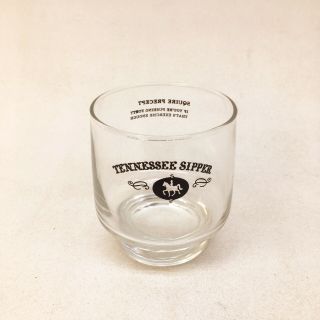 Vtg Jack Daniels Tennessee Squire Sipper Glass Push 40 Exercise Enough Precept