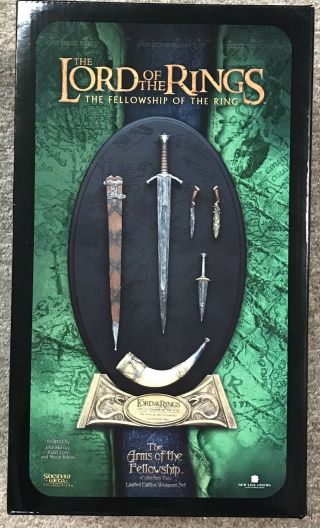 Sideshow Collectibles Lord Of The Rings - Arms Of The Fellowship 2239 Of 2500