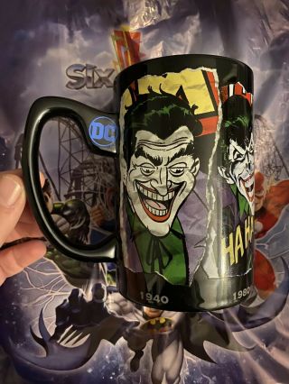 Six Flags Great Adventure The Evolution Of Joker Coffee Mug Dc Comics Ships Asap