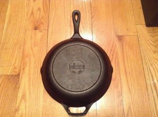 Lodge Cs2 Made In Usa 10 " Chef Cast Iron Skillet Frying Pan