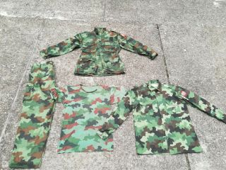 Yugoslavia/serbia/balkan Army/military Set Uniform In M93 Oak Leaf Camouflage