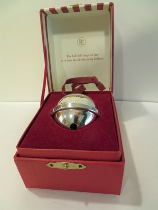 Polar Express Silver Bell " The First Gift Of Christmas "