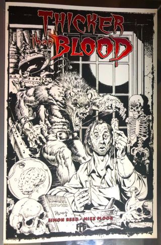 MIKE PLOOG Cover Art THICKER THAN BLOOD 1 Frankenstein Homage 2