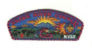 Boy Scout Patch Snake River Council Sa - 16 Csp Nylt