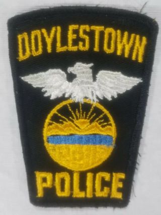 Doylestown,  Pennsylvania Police Department Patch Vintage