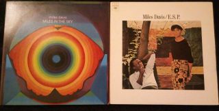 Miles Davis Miles In The Sky & E.  S.  P.  2 X Lps U.  S.  Issues (pc9628 - Pc9150)