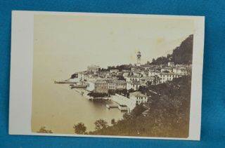 1860/70s Cdv Photo Carte De Visite Italy Lake Como Bellagio C Degoix