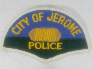 Jerome,  Idaho Police Department Patch Vintage