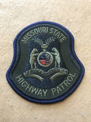 Missouri State Highway Patrol Swat Patch