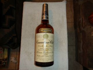Big Canadian Club Imported Whiskey 1 Gallon Glass Bottle 19 " X 5 "