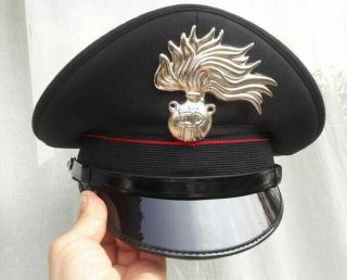 Rarest 100 Italian Carabinieri Army Police Uniform Cap Hat Unissued