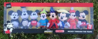 Disney Rare Mickey Mouse 90 Year Mickey Through The Years Target 8 Plush