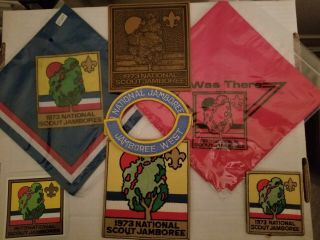 1973 National Jamboree Patches And Neckerchiefs