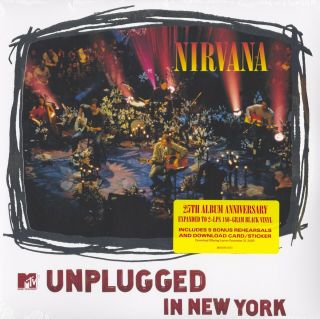 Nirvana - Mtv Unplugged In York - 25th Anniversary,  Double Vinyl,  180g,