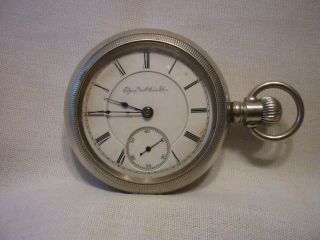 Antique Elgin Pocket Watch 18s Early B.  W.  Raymond 11j Ls,  Pw.