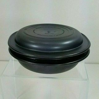 Tupperware Microwave Bowl & Lid - Dark Gray - 1748 (2C / 500ml) & 1749 (1C / 250ml) 3