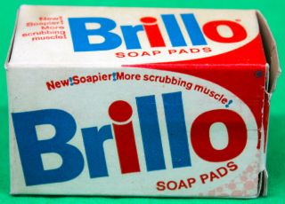 Vintage Mini Brillo Soap Pads Box W/pad Sample?