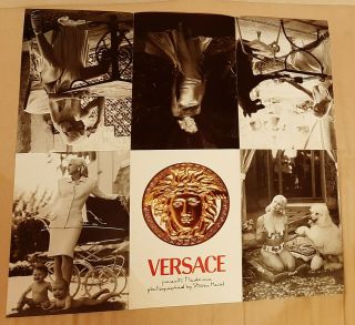 Madonna Rare Vintage 1995 Versace Fold Out Poster Double Sided